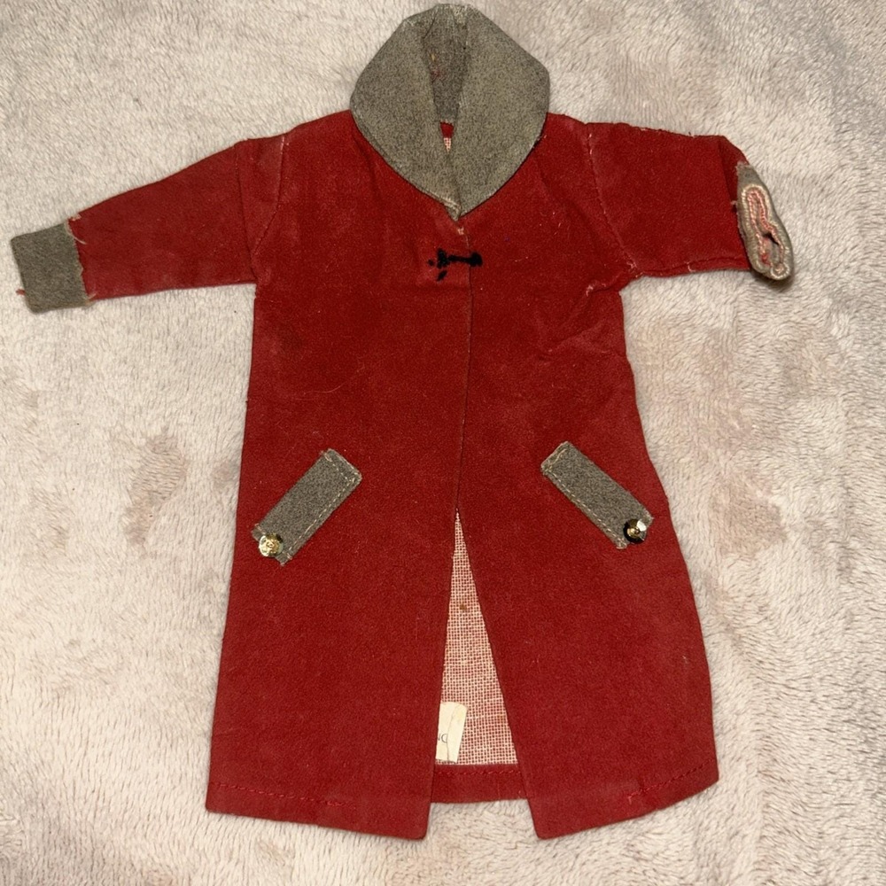 Vintage 1960s Hong Kong Barbie Red Rain Jacket‎